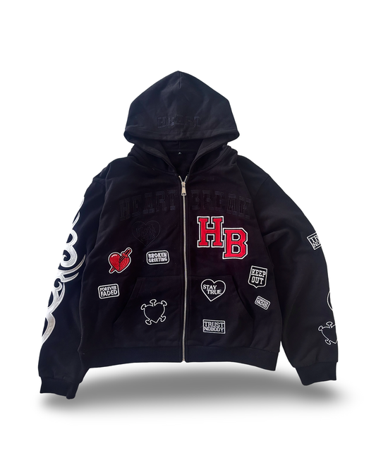 Heartbreak Zip-up Hoodie